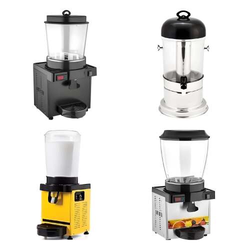 Sanayi tipi tek iki üç hazneli limonata makinası modelleri imalatı püskürtmeli fışkırtmalı meyve suyu soğutucusu üreticisi fiyatları büfe kafe limon vişne soğutma makinesi fabrikası