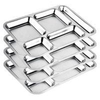 İmalatçısından kaliteli inox krom tabldot yemek tepsileri modelleri paslanmaz çelik yemekhane tepsileri fabrikası fiyatı üreticisinden toptan şantiye askeriye inoks tabldot tabak satış listesi 5 bölmeli gözlü paslanmaz çelik tabldot tabağı fiyatlarıyla t