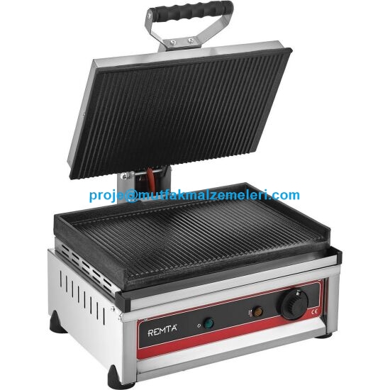 20 Dilim Sanayi Tipi Tost Makinesi: 500x480x320 mm ölçülerinde, paslanmaz çelik kasalı, döküm pişirme yüzeyli ve ısı yalıtımlı kulplu profesyonel tost pişirme cihazı. #EndüstriyelMutfak #TostMakinesi