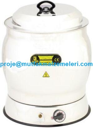 CB14 model 13 litrelik paslanmaz çelik elektrikli çorba ısıtıcısı. Otomatik termostatlı, benmari sistemli, büfe ve lokanta tipi paslanmaz çorba ısıtma makinesi. 650 Watt gücünde endüstriyel çorbacı tipi servis ekipmanı.Endüstriyel Çorba Isıtıcıları Büfe