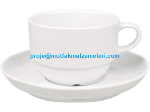 Otel ve restoran ikramları için üretilmiş 140 cc tabaklı porselen nescafe ve kahve fincanı. Dayanıklı yapısıyla darbelere karşı dirençlidir, ısıyı muhafaza eder. Kafeler ve açık büfeler için şık ve uzun ömürlü sunum takımıdır (Minimum 6 adet satılır).