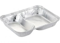 2 gözlü alüminyum folyo kullan at yemek tabağı. Özel dayanıklı alüminyumdan üretilmiş olup gıda kullanımına uygundur. Tek kullanımlıktır, kullanıldıktan sonra atılır. Yazılan fiyat 100 adet içindir, minimum 100 adetten aşağı satışı yapılmamaktadır.
