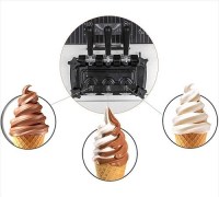 Profesyonel 3 musluklu soft dondurma makinesi modelleri kaliteli ekonomik gelato makinesi fiyatları cafe, avm, kiosk tipi set üstü dondurma yapma makinesi teknik şartnamesi uygun dondurulmuş yoğurt makinesi fiyatı özellikleri