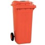 Kapasitesi yeterli, taşıması kolay! 240 litre hacimli HDPE konteynerimiz, UV ışınlarına dayanıklı yapısıyla uzun ömürlü dış mekan kullanımı sunar. Hijyenik kapaklı tasarım.