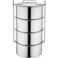 Paslanmaz sefer tası, 1,8 litre kapasitesi ve taşıma saplı yapısıyla yemeklerin pratik şekilde taşınmasına yardımcı olur. Sanayi tipi mutfaklar, yemekhaneler, catering işletmeleri ve toplu yemek hizmetlerinde kullanılabilir.
