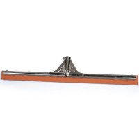 75x12 cm ölçülerindeki metal yer silme aparatı, kırmızı lastikli yapısıyla geniş zeminlerin temizliğinde pratik kullanım sunar. İşletmeler, restoranlar, yemekhaneler, fabrikalar ve profesyonel temizlik alanları için kullanışlı bir ekipmandır.