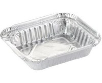 Dayanıklı alüminyum folyodan üretilen kullan at pilav tabağı; pilav, kavurma ve sıcak yemek servislerinde pratik kullanım sağlar. Gıda ile kullanıma uygundur ve 100 adetlik paketler halinde satışa sunulur.