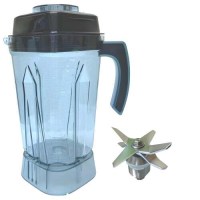 Gtech Gt Professional Bar Blender 2 Litre Bıçaklı Hazne Seti. Kırılmaya dayanıklı sert plastik kavanoz ve paslanmaz çelik parçalayıcı bıçak grubu. Endüstriyel mutfaklar için profesyonel blender yedek parçası #Gtech #BarBlender #BlenderHaznesi #YedekParça