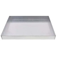 34 cm eninde 84 cm boyunda, 2 cm derinliğe sahip, köşeleri pürüzsüz dik kaynaklanmış, mat parlaklıkta yüksek kaliteli alüminyum battal boy baklava ve tatlı tepsisi görseli. #AlüminyumTepsi #TatlıTepsisi #ProfesyonelMutfak #BüyükBoyTepsi İmalatçısından ka