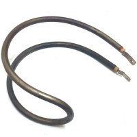 10-11 cm çapındaki borular için 220V 350W kuru tip boru rezistansı. Paslanmaz çelik sarmal yapısıyla boru dışından ısıtma uygulamalarında kullanılır. Sipariş öncesinde boru çapı, voltaj, güç ve bağlantı özelliklerinin kontrol edilmesi önerilir.