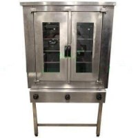 100x100x150 cm boyutlarında, 10 tepsi (5+5) kapasiteli gazlı pasta börek fırını. Paslanmaz dış gövde, siyah saç iç kabin, gizli baca sistemi ve ısıya dayanıklı gözetleme camlı, profesyonel mutfaklar için yüksek verimli gazlı pişirme ünitesi.