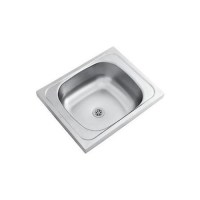Paslanmaz krom çelik malzemeden üretilmiş 50x40x27 cm boyutlarında kare el yıkama evyesi. Sıcak ve soğuk su girişine uygun yapısıyla gıda işletmelerinde tam hijyen ve dekoratif şıklık sağlar.
