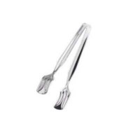 12 cm ölçüsündeki çelik şeker maşası; otel, restoran, kafe ve çay bahçelerinde şeker servisini kolaylaştırır. Dayanıklı ve pratik yapısıyla masa servislerinde hijyenik, düzenli ve kullanışlı bir çözüm sunar.