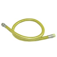 75 cm esnek paslanmaz doğalgaz flex hortum, 1/2 bağlantı ölçüsüne sahip gaz tesisatı ve cihaz bağlantılarında kullanılabilir. Montaj öncesinde cihaz, tesisat ve bağlantı ölçülerinin ürünle uyumlu olduğu kontrol edilmelidir.
