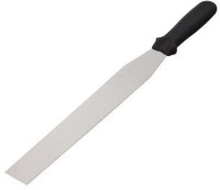 Özel yapılı, dayanıklı paslanmaz çelikten 25x3,5 cm ölçülerinde imal edilen düz pasta sıvama bıçağı, hem sap hem de namlu kısmıyla komple çelik olup tam hijyen sağlar. Türkiye nin 81 iline kargo imkanıyla hemen sipariş verin.