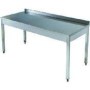 304 kalite paslanmaz çelik çalışma tezgahı, 900x600x850 mm ölçüleri ve sırtlı tasarımıyla profesyonel mutfaklarda kullanılır. Ayarlanabilir rotil ayakları sayesinde zemine göre dengelenebilir. Özel ölçüde paslanmaz tezgah imalatı da yapılmaktadır.
