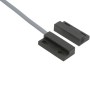 Espresso kahve makinelerinin kazan içi su yüksekliğini ölçen, 32x15x8 mm ölçülerinde, 2 metre kablolu, IP67 koruma sınıfına sahip, mıknatıslı karşılığı ile takım halinde sunulan profesyonel manyetik su seviye sensörünün detaylı görünümü.