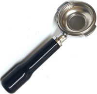 Espresso makinesi kaşık kolunun içerisine tam oturan, nizamî akış ve mükemmel krema (crema) yoğunluğu sağlayan orijinal paslanmaz çelik kahve süzgeci detayı.