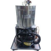 Fışkırtmalı ve arıtmalı su sebilleri için komple paket soğutma grubu. Kompresörlü, gazı şarj edilmiş, termostatlı ve poliüretan izoleli tanklı tak-çalıştır sistem. Firmamızca montaj, tamir, bakım ve teknik servis hizmeti de verilmektedir.