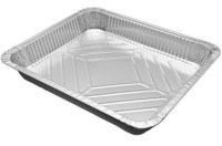 100 adetlik 1 paket şeklinde satışa sunulan 33x40 cm tek kullanımlık alüminyum folyo baklava ve börek tepsisi. İstanbul fabrikamızdan Gaziantep, Bursa, İzmir ve Ankara başta olmak üzere 81 vilayetteki pastane ve pizzacılara kargo ile güvenle sevk edilir.