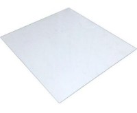 Isıya dayanıklı gömme fırın camı, 42,5x50 cm ölçüsü ve 6 mm kalınlığıyla ankastre fırın kapaklarında yedek parça olarak kullanılabilir. Düz, boyasız ve deliksiz yapıdadır. Farklı ölçüler için özel üretim seçenekleri sunulmaktadır.