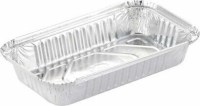 1500 gr tatlı kapasitesine sahip, 22.5x17.5 cm ölçülerinde alüminyum dikdörtgen güllaç servis tepsisi. Isıya dayanıklı yapısıyla paket servis ve sunumlarda hijyen sunar. 100 adetlik paket fiyatıyla avantajlı satın alma fırsatını kaçırmayın.