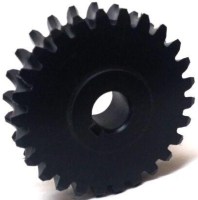 Endüstriyel hamur yoğurma makinesi motor dişlileri sanayi tipi hamur karma makinası şanzıman dişlilerinden bu plastik hamur makinesi dişlisi 26 dişli hamur makinesi dişlisi olup 10.6 cm çapında 22 mm. delik çaplı ve 25 mm kalınlığındadır