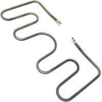 Büfe tipi 20 dilimlik Işıkgaz tost makinelerine tam uyumlu, 42x19 cm ölçülerinde, 1250W gücünde ve 220V ile çalışan, endüstriyel kullanıma dayanıklı profesyonel paslanmaz inox ısıtma rezistansının genel görünümü.