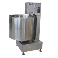 Komple paslanmaz çelikten üretilen 55 kg’lık kadayıf hamur mikseri, hız kontrol özelliği sayesinde hassas yoğurma imkanı tanır. 0.75 kW motor gücü ve 220V enerji girişiyle her işletmeye uygundur. Minimum 15 kg, maksimum 55 kg hamur kapasitesiyle verimlid