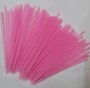 Paketinde 100 adet olan pembe renkli karlı buzlu frozen pipetini yoğun karlı buzlu içecekler için pipet soğuk buzlaştırılmış içecek pipeti ice slush meyve suyu pipeti granita pipeti olarak kullanabilirsiniz