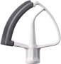 KitchenAid 5KFE5T Sıyırıcılı Karıştırma Kolu: Silikon esnek kenar, yapışmaz alüminyum gövde. 4.8 Lt mikser kazanlarını motoru durdurmadan sıyıran profesyonel karıştırıcı aparatı. Bulaşık makinesinde yıkanabilir. #KitchenAid #5KFE5T #Sıyırıcı #MikserParça