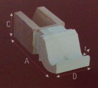 Küçük rezistans tuğlası, elektrikli fırınlarda rezistans telinin güvenli şekilde döşenmesine yardımcı olur. 1250°C sıcaklığa dayanıklı özel yapısı ve 220x70x70 mm ölçüleriyle seramik, kurutma ve çeşitli endüstriyel fırın uygulamalarında kullanılabilir.