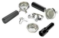 La Pavoni espresso makinelerinde aynı anda çift fincan kahve alımını sağlayan süzgeçli çift akışlı kahve kaşığıdır. Ergonomik tasarımı ve sağlam yapısıyla yoğun tempolu işletmelerde hızlı ve pratik kullanım avantajı sunar.