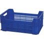 Hasat ve tarımsal depolama için ideal, UV katkılı delikli mantar sepeti. 385x590x245 mm iç hacmi ve ergonomik açık sap tasarımı ile mantar, meyve ve sebze toplama süreçlerinizde maksimum taşıma konforu ve uzun ömürlü kullanım sunar.