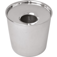 10.5 cm paslanmaz çelik masa üstü mini çöp kovası - Ofis, kafe ve restoranlar için profesyonel sanayi tipi mini atık kovası #copkovasi #masaustu #minisepet #mutfakekipmanlari