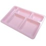 GSS-02/P Çocuk Tipi Renkli Plastik Tabldot Tabağı: 36x24.5 cm boyutlarında, 5 bölmeli ergonomik tasarım. Parlak renkli, darbelere karşı ekstra dayanıklı ve bulaşık makinesinde yıkamaya uygun hijyenik yemek tabağı #TabldotTabağı #PlastikTabak #ÇocukMutfak