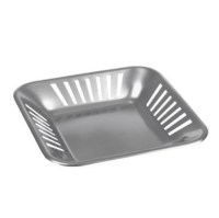 Ekmek sepeti modellerinden olan bu paslanmaz kare ekmek sepetinin imalatı 22x22 cm ölçüsünde yapılmıştır.Özellikle endüstriyel mutfakların yemekhanelerinde şantiye yemekhanesinde askeri tesislerin yemekhanelerinde kullanılır.