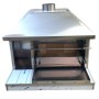 Paslanmaz çelik gövdeli, davlumbazlı kömürlü cağ kebap ocağı. Hareketli 40x70 cm pişirme kabini, servis kancaları ve çıkarılabilir yağ tepsisi ile profesyonel yatık döner pişirme ekipmanı. 120 cm genişliğinde endüstriyel mutfak kebap ocağı.