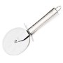 A 05-42 profesyonel pizza kesme bıçağı. 10 cm çapında dairesel paslanmaz çelik rulet bıçak ve ergonomik tutma sapı. Pizza salonları ve restoranlar için uygun, keskin ve dayanıklı sanayi tipi hamur dilimleme ekipmanı görseli. #pizzaruleti #mutfakekipmanı 