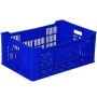 Fırın, pastane ve gıda lojistiği için ideal, UV katkılı delikli plastik ekmek kasası. 380x590x240 mm iç hacmi ve ergonomik açık sap tasarımı ile ekmek ve unlu mamullerinizi güvenle taşımanızı sağlar, uzun ömürlü kullanım sunar.
