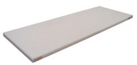 1.sınıf polietilen malzemeden üretilmiş 70x190x4 cm ölçülerinde büyük boy endüstriyel plastik gıda doğrama hazırlık tezgahı levhası. Fiziksel darbelere, satır kullanımına ve lekelenmeye karşı tam dirençli, bakteri barındırmayan orijinal kesim tahtası.