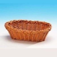 Plastik Oval Ekmek Sepeti, 20x29x7 cm ölçüsüyle ekmek ve unlu mamullerin servisinde pratik kullanım sunar. Hasır görünümlü tasarımıyla restoran, kafe, otel, fırın ve ev sofralarında ekmek, sandviç ve atıştırmalıkların sunumunda kullanılabilir.