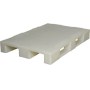 800x1200x150 mm Euro ölçülerinde, kapalı üstlü, 2 kızaklı, raf uyumlu plastik palet.