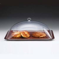 ZCP 512 Şeffaf Kapaklı Sunum Tepsisi: 37x53 cm ölçülerinde pasta, kek ve poğaça teşhir fanusu. Gıdaları dış etkenlerden koruyan, hijyenik ve estetik görünümlü şeffaf kapaklı servis tepsisi. #PastaFanusu #ŞeffafKapak #KafeEkipmanları #Sunum #ZCP512