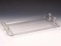 Endüstriyel mutfaklar ve catering firmaları için üretilen 32,5x53 cm şeffaf sunum tepsisi, gıda teşhirinde mükemmel netlik sağlar. Çizilmelere ve darbelere karşı dayanıklı, kolay temizlenen bu profesyonel servis tepsisine uygun fiyatla hemen sahip olun.