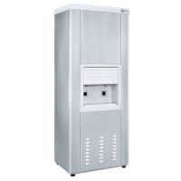 Fotoselli sensörlü, el değmeden çalışan paslanmaz çelik su sebili. 420x595x1450 mm ölçülerinde, 80 litre kapasiteli, dijital kontrollü ve şebeke bağlantılı sanayi tipi temassız su pınarı. Hijyenik, krom dış yüzeyli ve ayarlanabilir ayaklı.