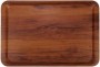 Özel preslenmiş lamine malzemeden üretilen ahşap görünümlü 39x52 cm yemek servis tepsisi; ceviz, maun, birch, kayın, siyah ve krem renk alternatiflerine sahiptir. İstanbul imalatından Türkiye genelindeki 81 ile hızlı kargo ile hemen gönderilmektedir.