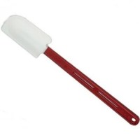 Silikon servis spatulası, 35,5 cm uzunluğuyla pasta, kek, tatlı ve yemeklerin servisinde kullanışlı bir yardımcıdır. Silikon yapısı ve pratik formuyla ev, kafe, pastane, restoran ve profesyonel mutfaklarda servis işlemlerini kolaylaştırır.