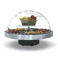 Kaliteli malzemelerle üretilen 50 kg net ağırlığa sahip soğuk büfe aperatif teşhir standı, 230 V enerjiyle çalışır. 950x950x750 mm ölçülerindeki yuvarlak ve göz alıcı tasarımıyla otel, restoran ve kafelerde kusursuz bir görsel sunum deneyimi sağlar.