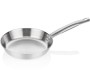 Alüminyum gövde katmanı sayesinde homojen ısı dağılımı sağlayan Multi Metal çelik sote tava. 304 kalite paslanmaz çelik iç yüzeyi ve sapıyla sağlıklı, dayanıklı pişirme deneyimi sunar. Bulaşık makinesinde kolayca yıkanabilir, indüksiyon uyumludur.
